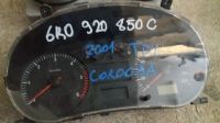 6k0 920 850 c seat cordaba 2000 model 1.9 TDI  çıkma kilometre saati