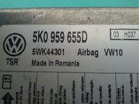 Vw Golf Mk.6 Skoda Yeti Hava Yastığı SRS ECU Modülü 5K0959655D - 5K0 959 655 D